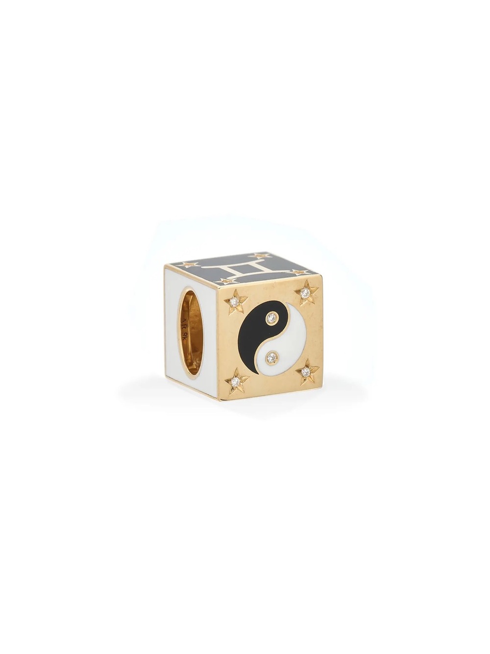 Adina Reyter Ceramic and gold zodiac big bead